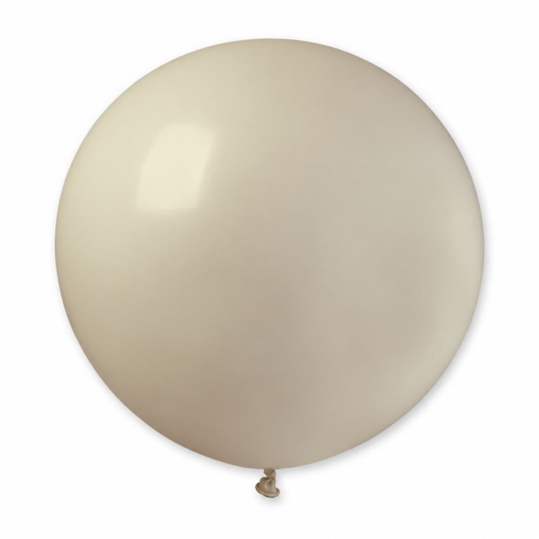 Latte Beige Jumbo Latex Balloon 79cm / 31 in - Single