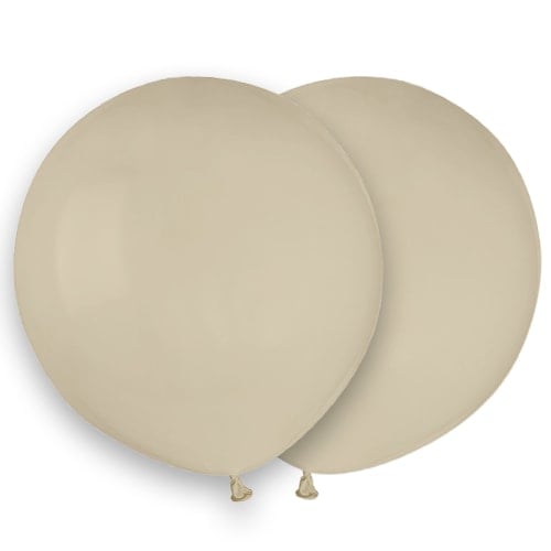 Latte Cream Bio Latex Balloons 48cm / 19 in - Pack of 25 Product Gallery Image