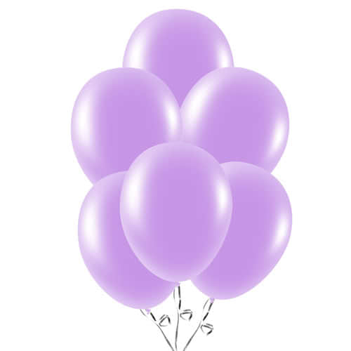 Lavender Biodegradable Latex Balloons 23cm / 9 in - Pack of 30 Product Image