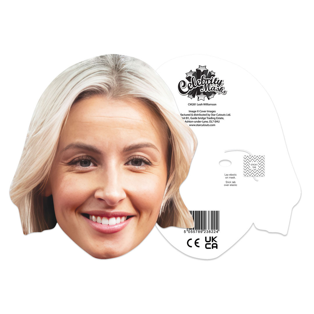 Leah Williamson Cardboard Face Mask Product Gallery Image