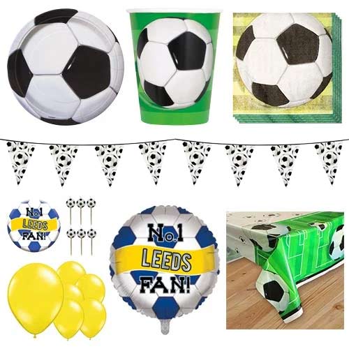 Leeds Football 16 Person Deluxe Party Pack
