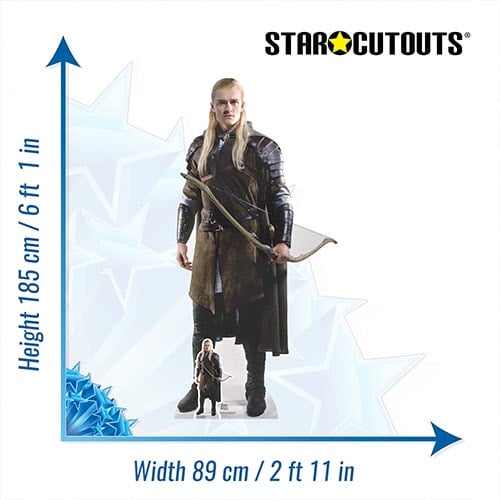 Legolas The Lord of the Rings Lifesize Cardboard Cutout 185cm Product Gallery Image