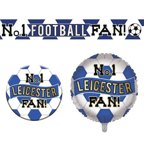 Leicester Football Party Accessories Pack Product Image