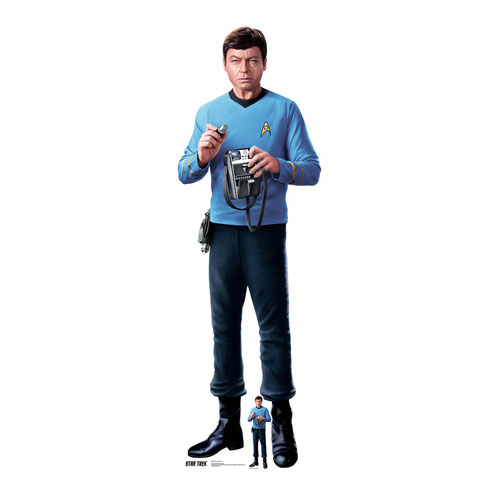 Leonard McCoy Star Trek DeForest Kelley Lifesize Cardboard Cutout 180cm