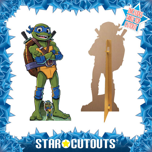 Leonardo Tales of TMNT Teenage Mutant Ninja Turtles Lifesize Cardboard Cutout 135cm Product Gallery Image