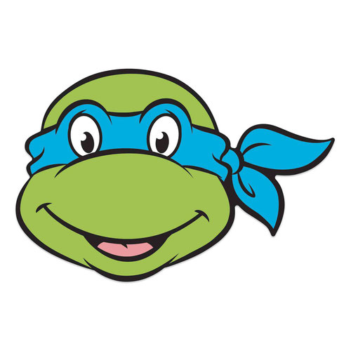 Leonardo Teenage Mutant Ninja Turtles Cardboard Face Mask Product Gallery Image