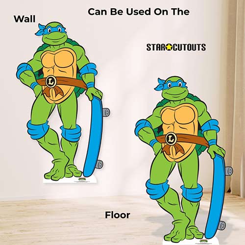 Leonardo TMNT Teenage Mutant Ninja Turtles Multi-Functional Lifesize Cardboard Cutout 135cm Product Gallery Image