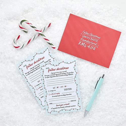 Letters To Santa Claus Christmas Set - Pack of 10 Product Gallery Image