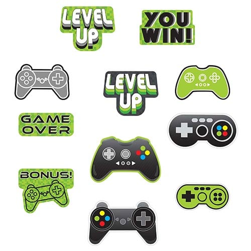 Level Up Gaming Cutouts Decorating Kit Product Image