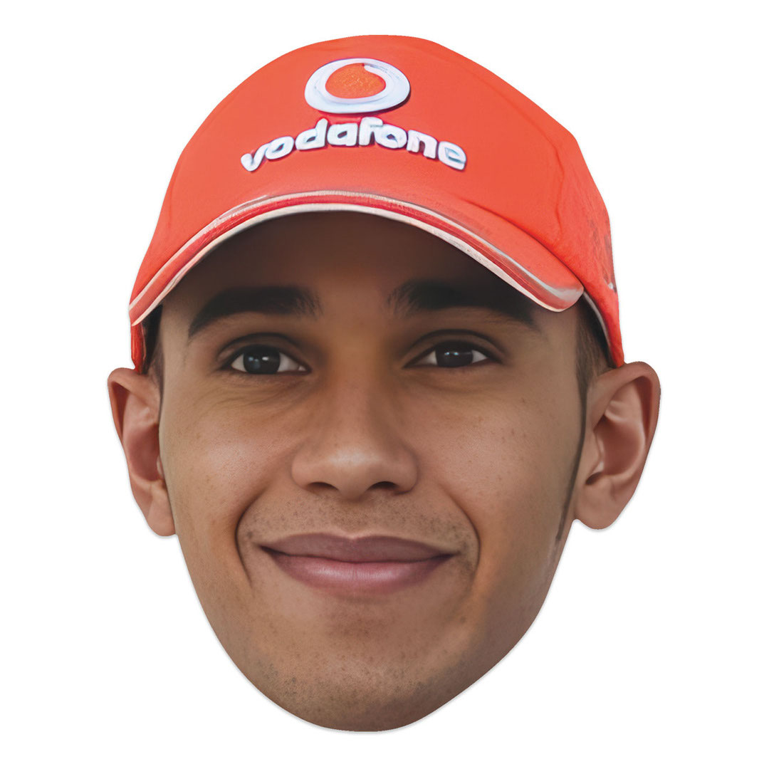 Lewis Hamilton Cardboard Face Mask Product Gallery Image