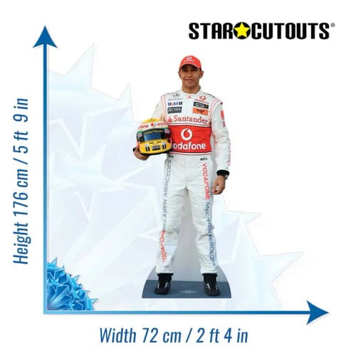 Lewis Hamilton Lifesize Cardboard Cutout 176cm Product Gallery Image