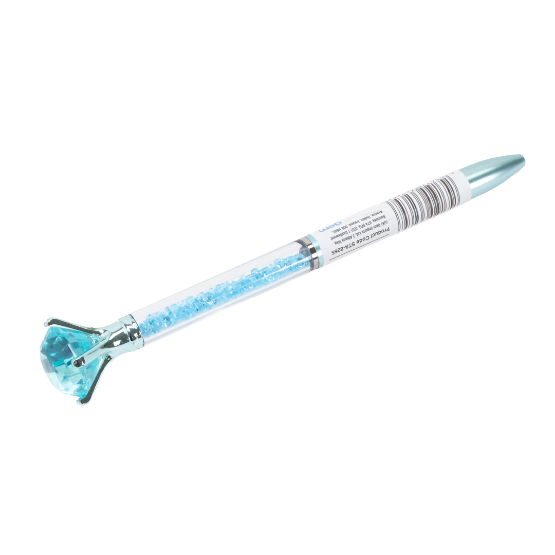 Light Blue Gem Stone Ballpoint Pen