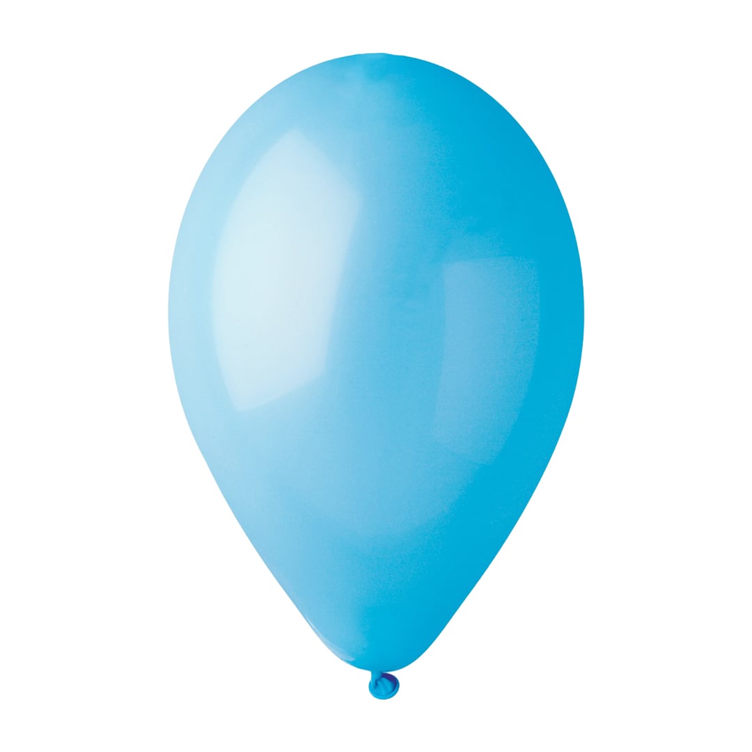 Light Blue Latex Balloon 23cm / 9 in - Single