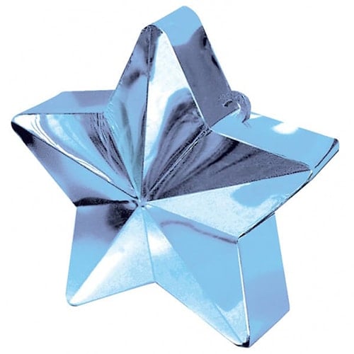 Light Blue Star Balloon Weight Product Image