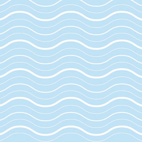 Light Blue Waves Design Large PVC Cake Photography Backdrop 137cm x 90cm
