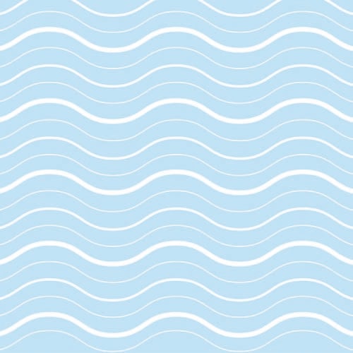 Light Blue Waves Design Large PVC Cake Photography Backdrop 137cm x 90cm Product Image