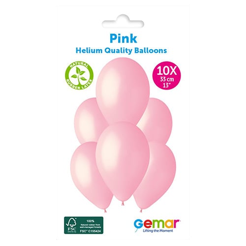 Light Pink Bio Latex Balloons 33cm / 13 in - Pack of 10 Product Gallery Image