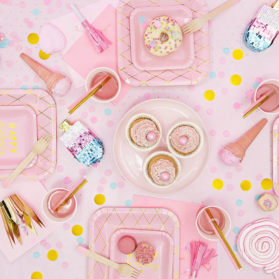 Light Pink Party Horn Blowers - Pack of 6 Product Gallery Image