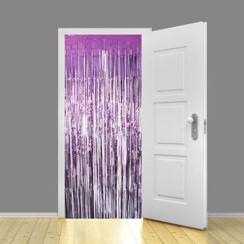 Light Purple Foil Door Curtain Backdrop 95cm x 200cm - Pack of 10 Product Gallery Image