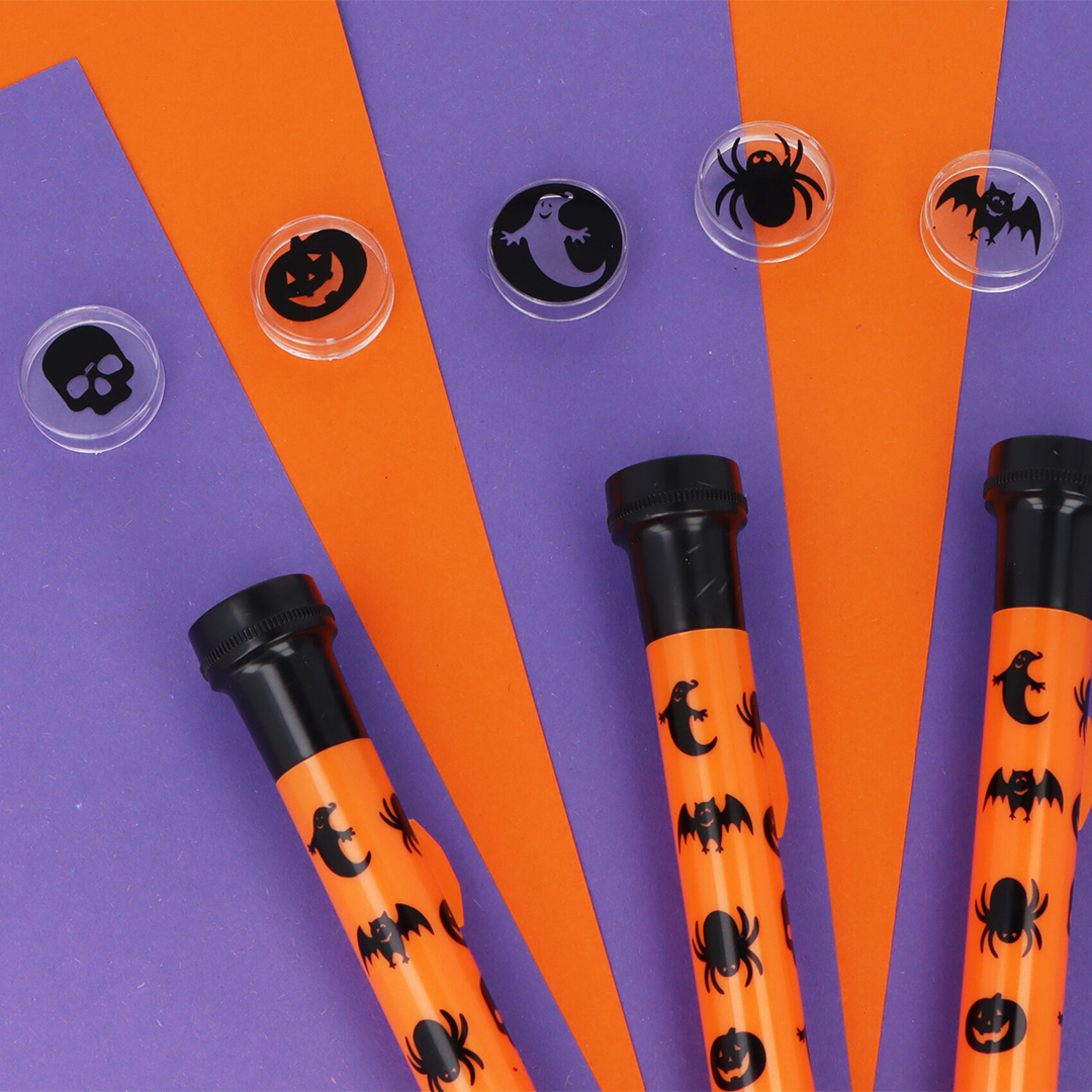 Light Torch With Halloween Characters Covers 15cm View 2