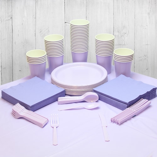 Lilac 56 Person Party Pack Product Image