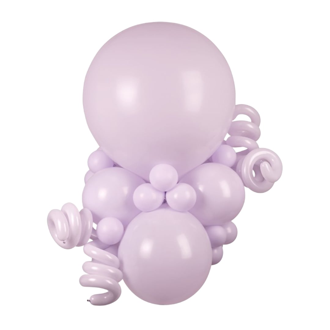 Lilac Modelling 260 Latex Balloons - Pack of 100 View 2