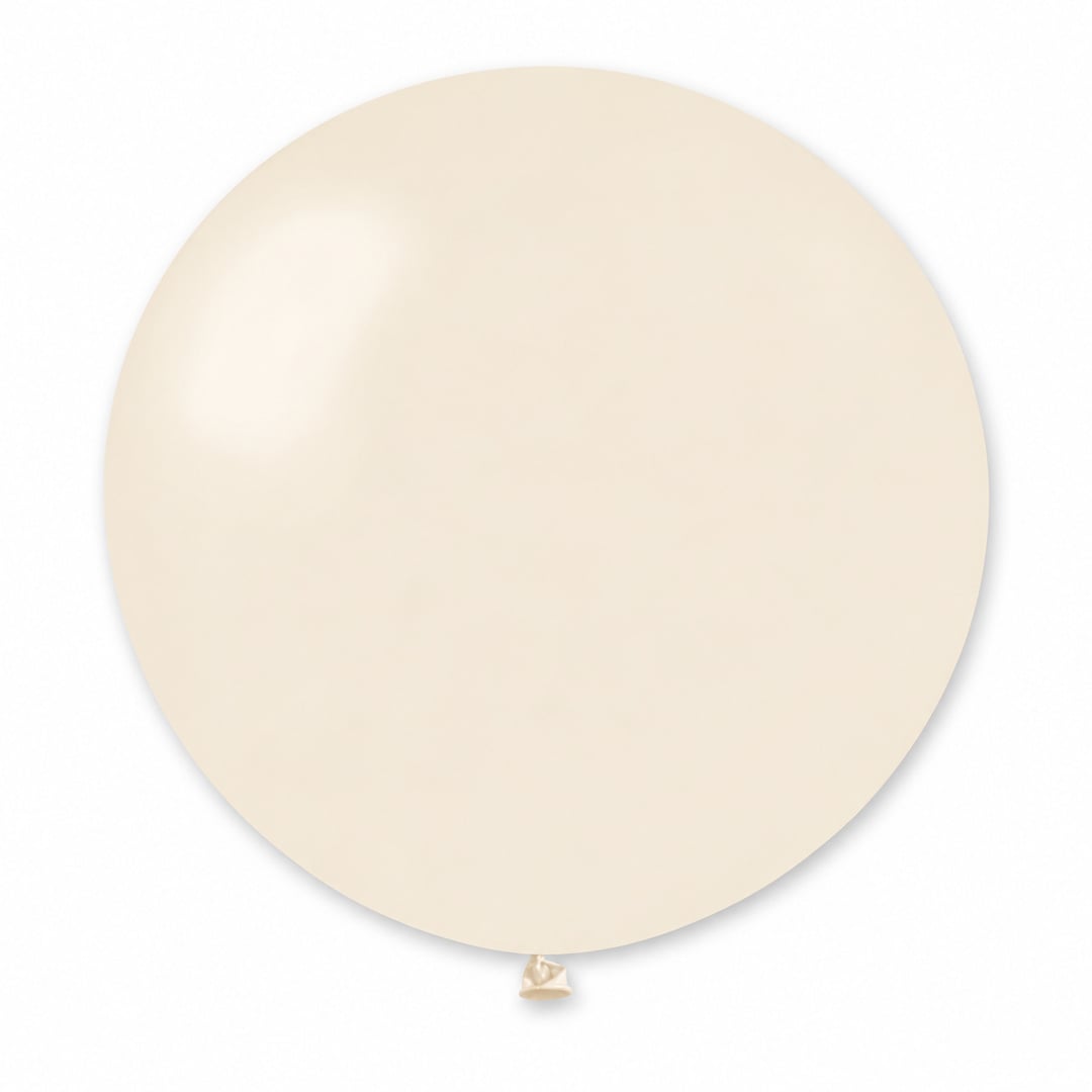 Linen Cream Jumbo Latex Balloon 79cm / 31 in - Single