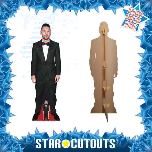 Lionel Messi Black Suit Lifesize Cardboard Cutout 170cm Product Gallery Image