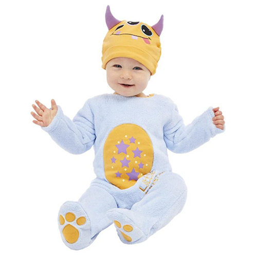 Little Monster Blue Fancy Dress Costume Unisex Baby - 6-9 Months Product Gallery Image