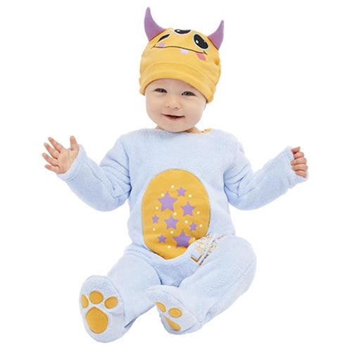 Little Monster Blue Fancy Dress Costume Unisex Baby - 9-12 Months Product Gallery Image