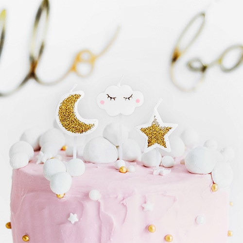 Little Star Birthday Pick Candles - Pack of 5 Product Gallery Image