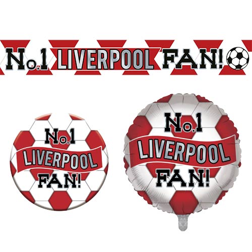 Liverpool Football Party Accessories Pack Product Image