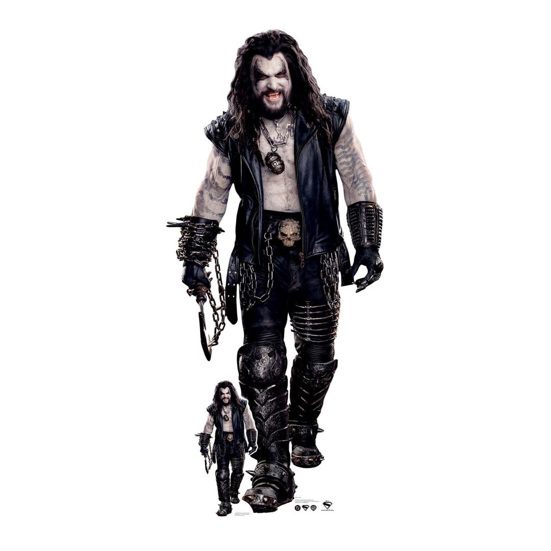 Lobo Supergirl 2026 Movie DC Comics Jason Momoa Lifesize Cardboard Cutout 194cm