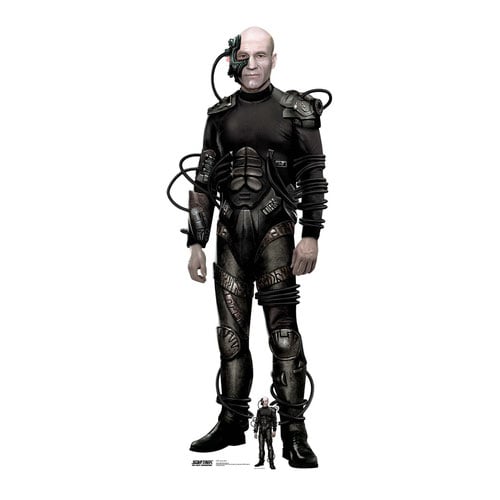 Locutus of Borg Picard Star Trek Patrick Stewart Lifesize Cardboard Cutout 180cm