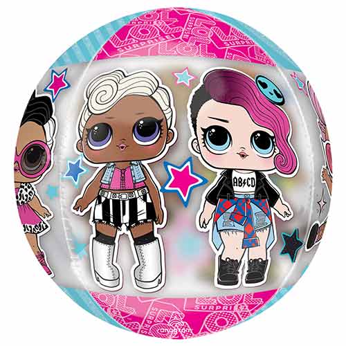 LOL Surprise Glam Orbz Foil Helium Balloon 38cm / 15 in Product Image