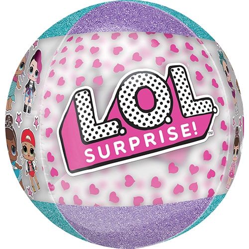 LOL Surprise See-Thru Orbz Foil Helium Balloon 38cm / 15 in Product Gallery Image