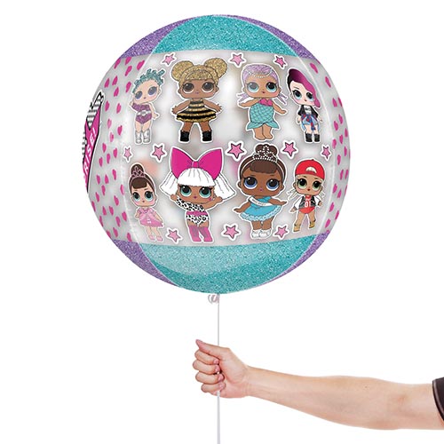 LOL Surprise See-Thru Orbz Foil Helium Balloon 38cm / 15 in Product Gallery Image
