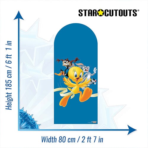Looney Tunes Finishing Line Athletics Single Backdrop Cardboard Cutout 185cm Product Gallery Image