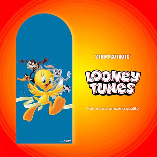 Looney Tunes Finishing Line Athletics Single Backdrop Cardboard Cutout 185cm Product Gallery Image