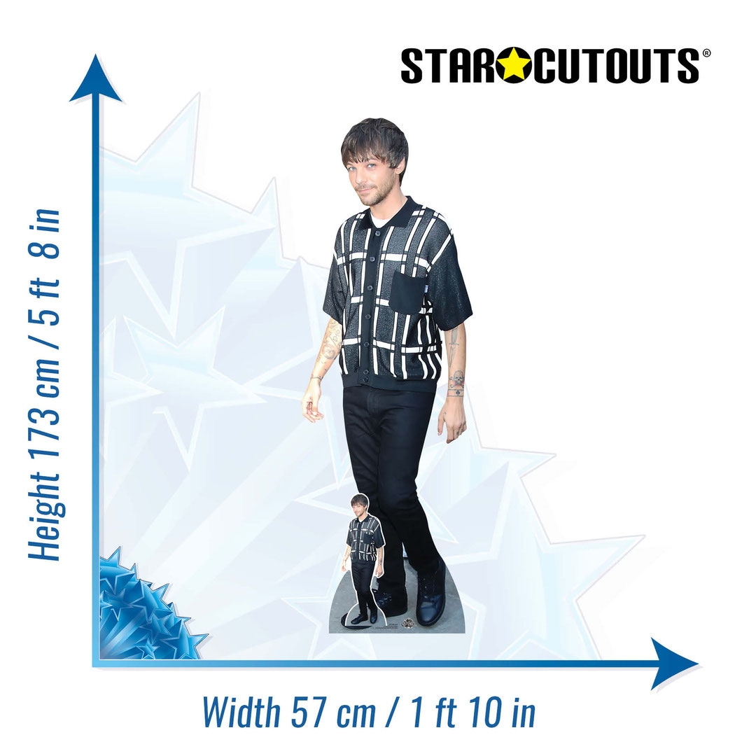 Louis Tomlinson Cardigan Lifesize Cardboard Cutout 173cm Product Gallery Image