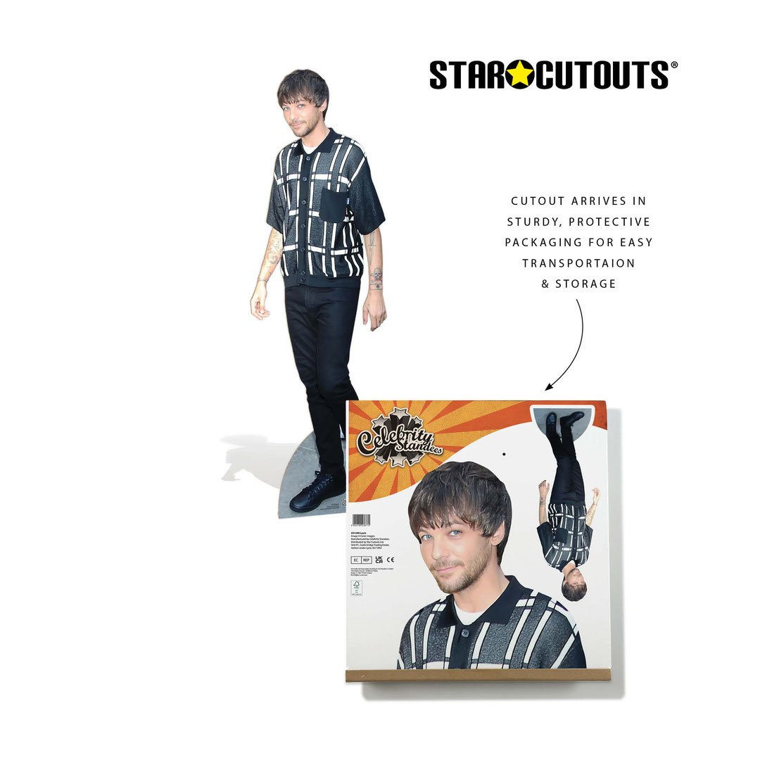 Louis Tomlinson Cardigan Lifesize Cardboard Cutout 173cm Product Gallery Image
