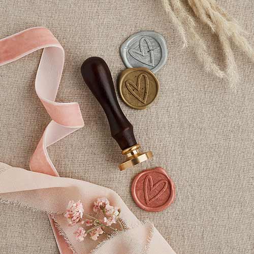 Love Heart Wax Seal Stamp
