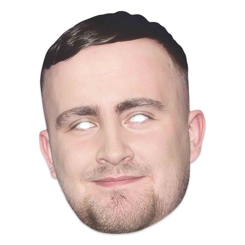 Luke Littler Cardboard Face Mask