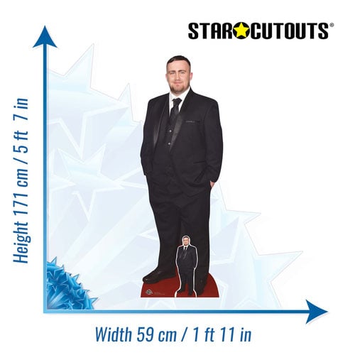 Luke Littler Lifesize Cardboard Cutout 171cm Product Gallery Image