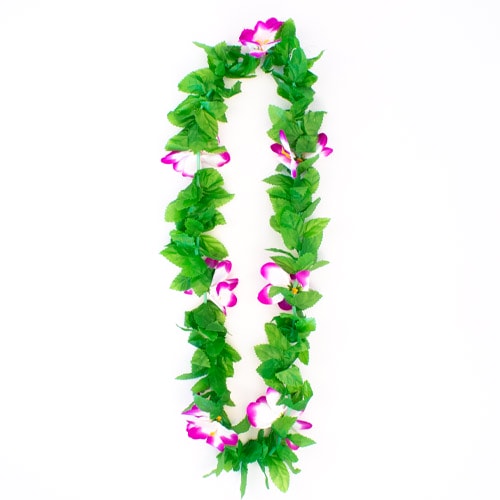 Assorted Lulani Hawaiian Fabric Flower Lei Product Gallery Image