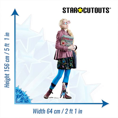 Luna Lovegood Harry Potter Evanna Lynch Lifesize Cardboard Cutout 156cm Product Gallery Image
