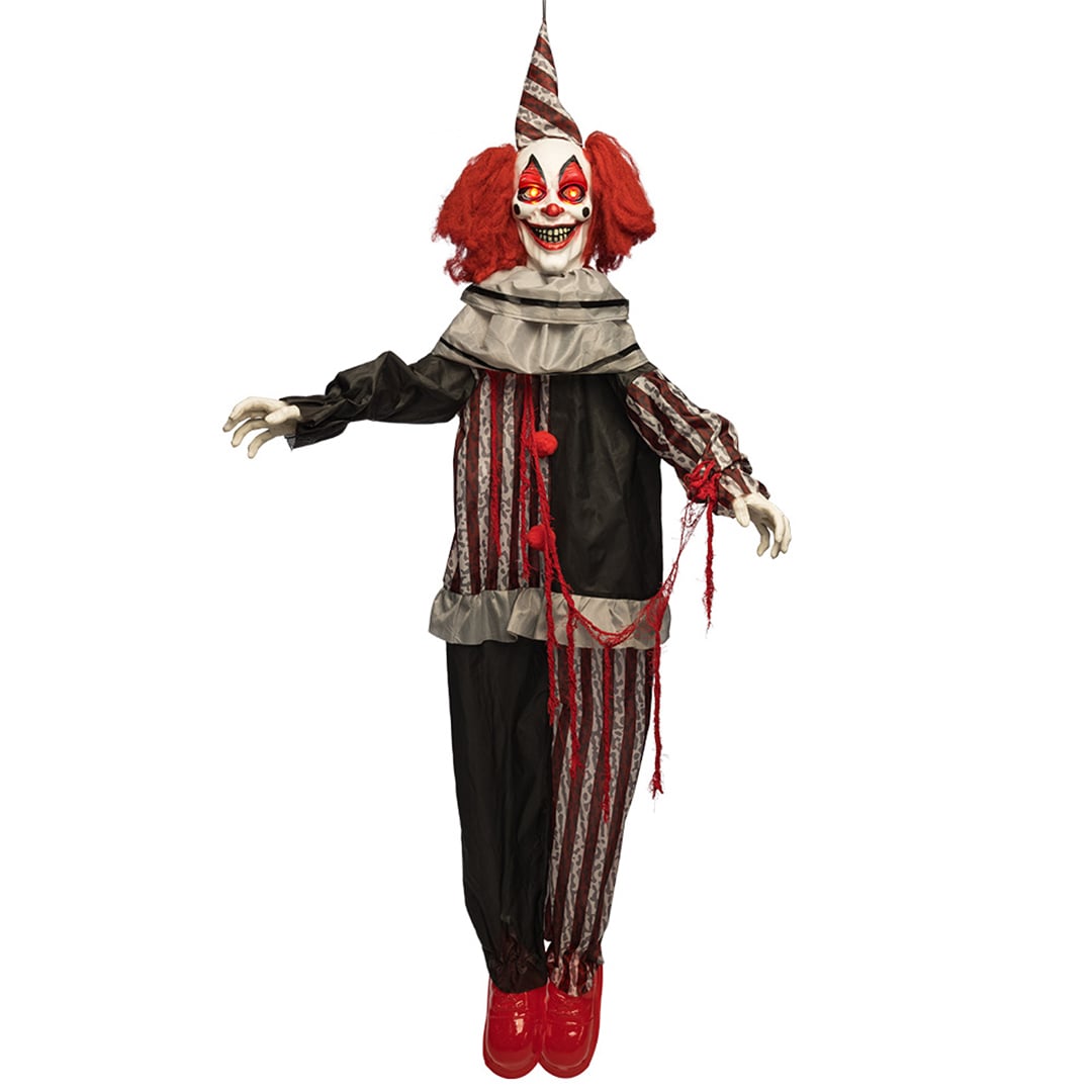 Mad Giggles Clown Halloween Light Up Hanging Decoration 1.75m