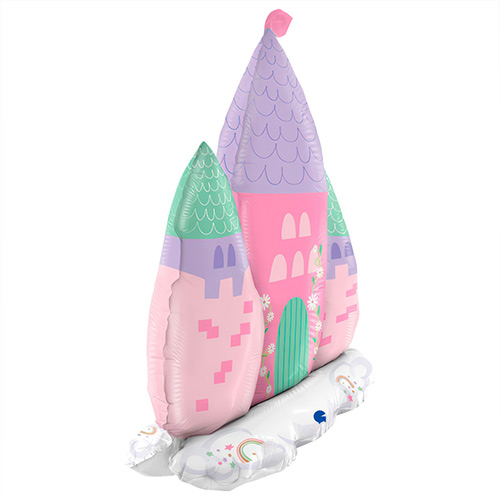 Magical Castle Standing Giant Air Fill Foil Balloon 76cm / 30 in Product Gallery Image