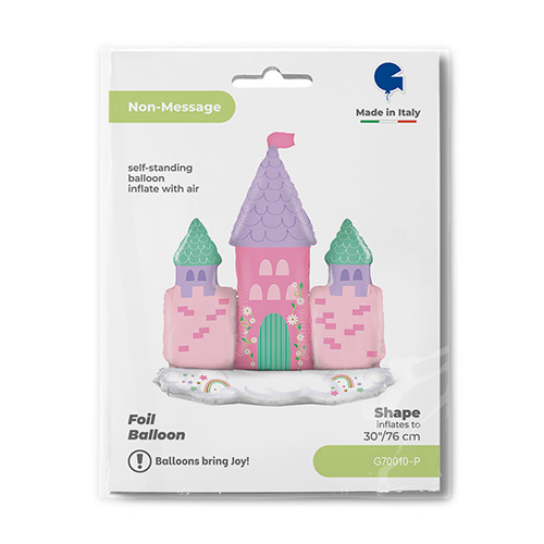 Magical Castle Standing Giant Air Fill Foil Balloon 76cm / 30 in Product Gallery Image