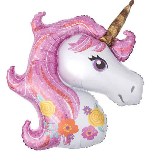 Magical Unicorn Helium Foil Giant Balloon 83cm / 33 in Product Image